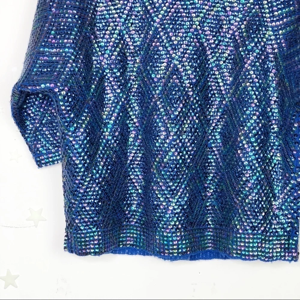 Free people pop star sequined cardigan